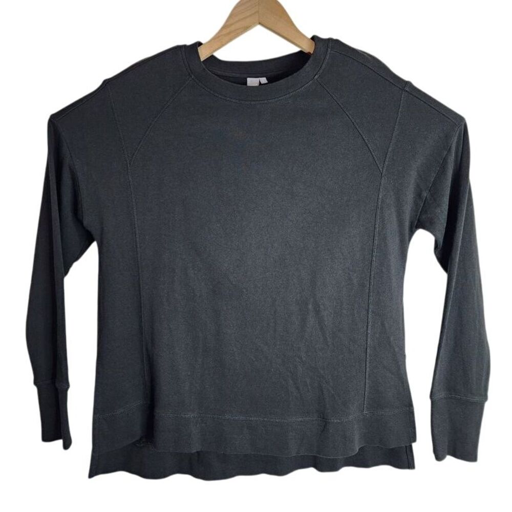 Sweaty Betty Sweatshirt Sweater Women's Small Simhasana Oversized Pullover Black